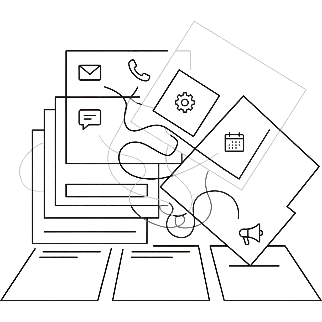 キャンペーンの受け皿がない